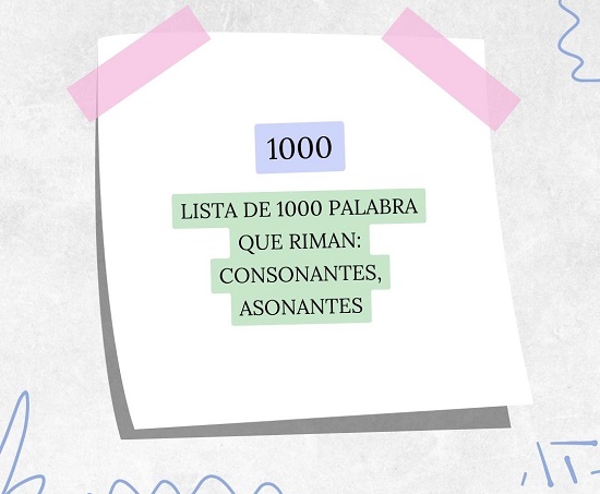 1000 palabras que rimen