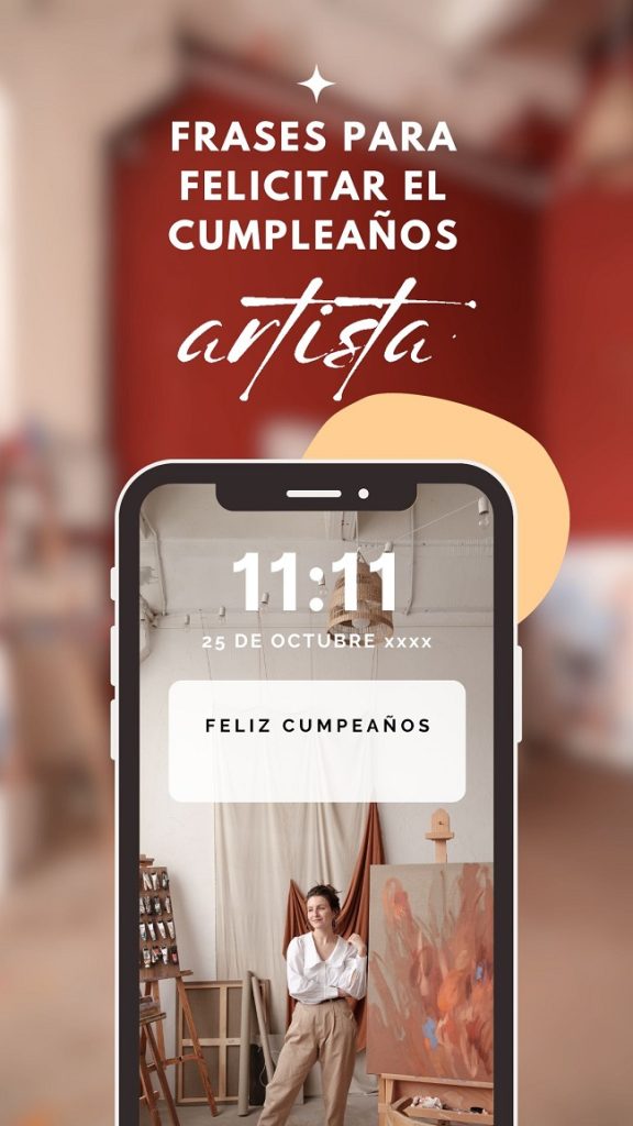 frases para felicitar el cumpleaños a un artista