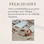 Frase De Cumpleaños Para Un Psicólogo