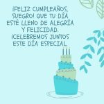 Frase De Cumpleaños Para Un Suegro