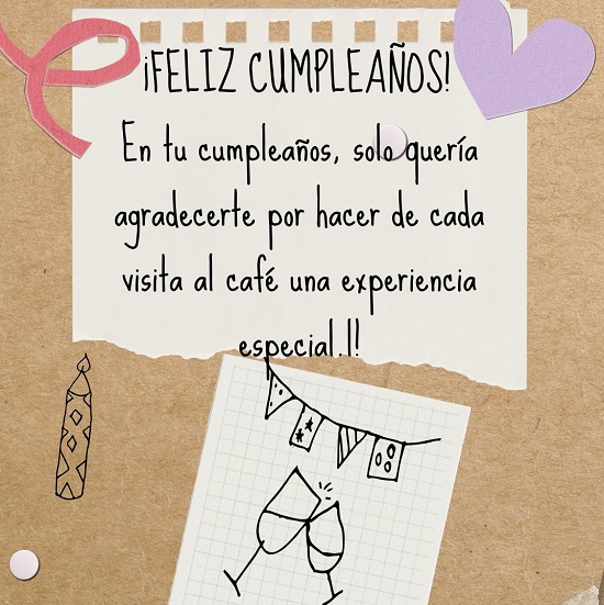Frase De Cumpleaños Para Una Camarera