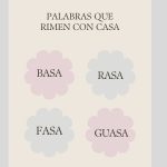 palabras que rimen con casa