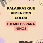 Palabras Que Rimen Con Color