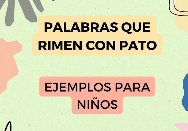 Palabras Que Rimen Con Pato