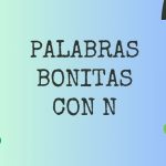 Palabras bonitas con n