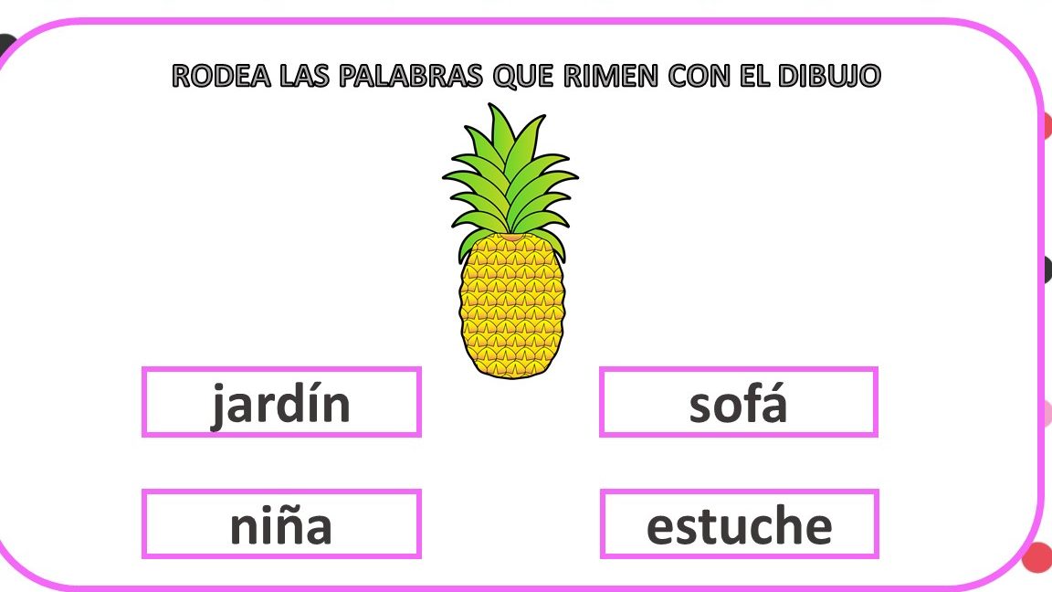 Palabras Que Rimen Con Jardin
