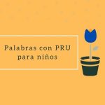 palabras con pru para niños